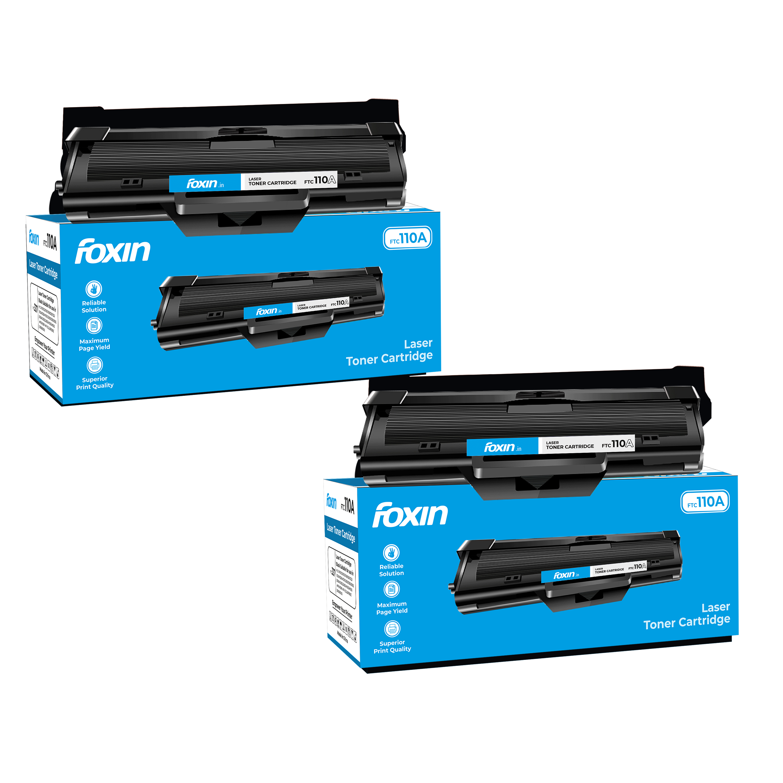 FTC-110A Toner Cartridge - Set of 2