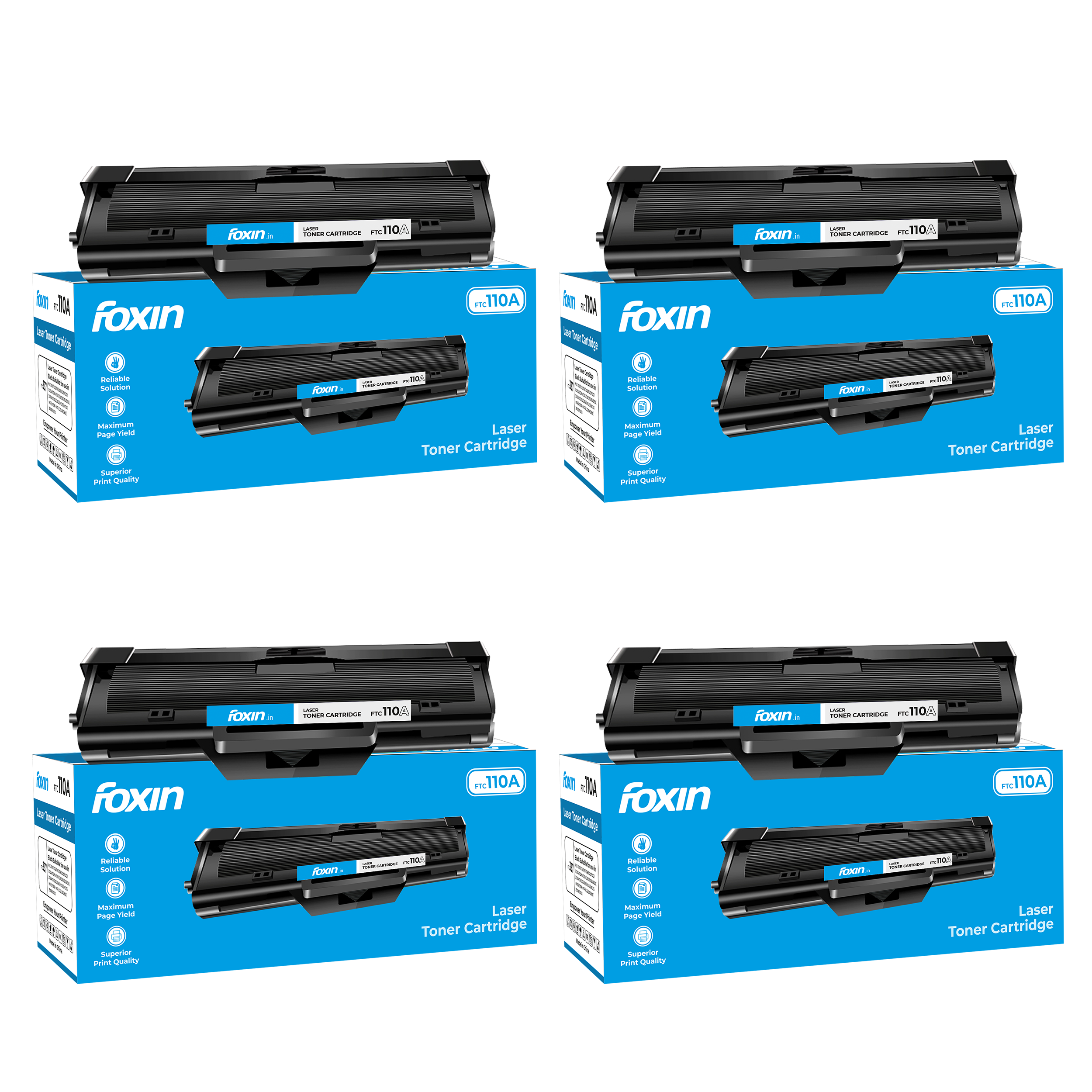 FTC-110A Toner Cartridge - Set of 4