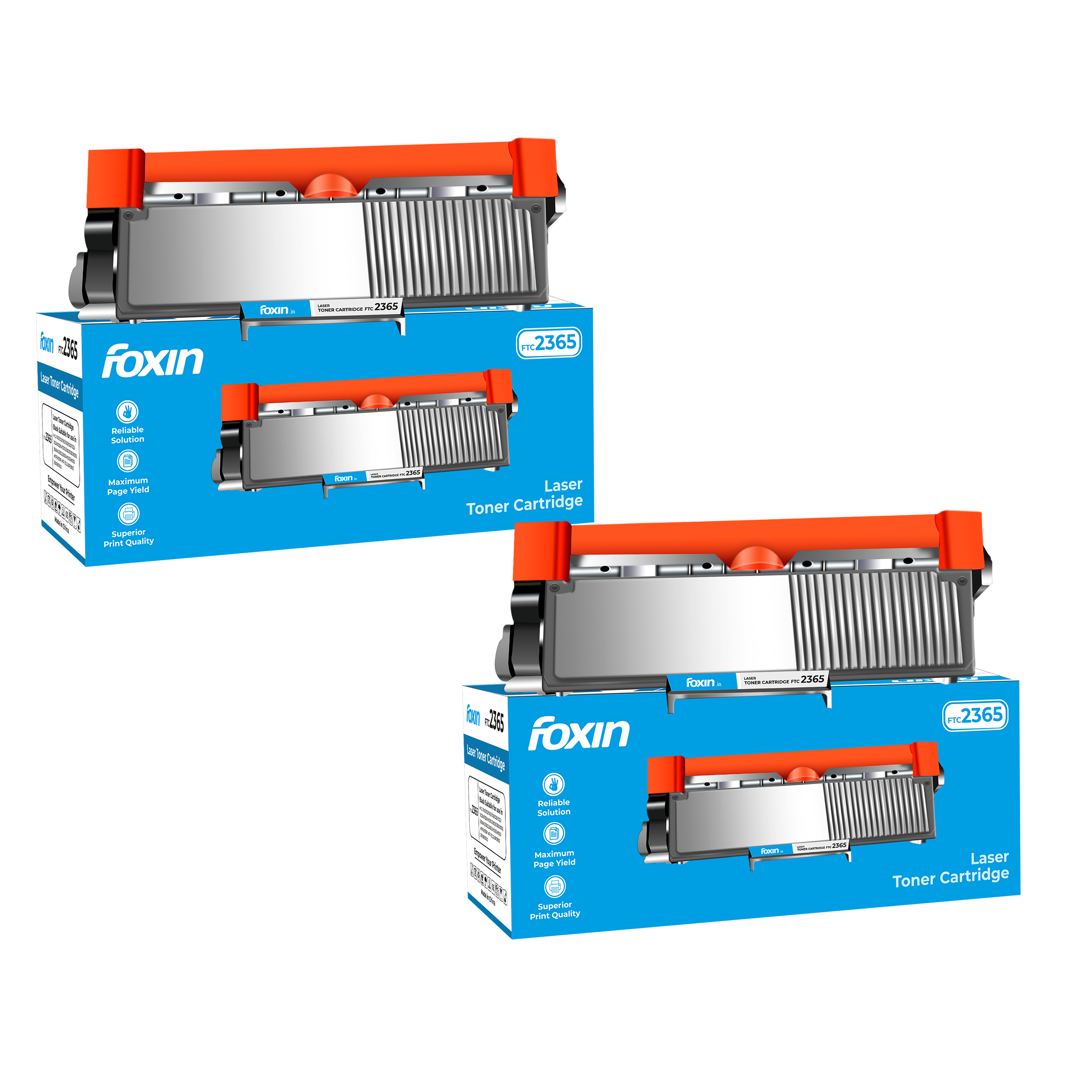 FTC 2365 Toner Cartridge - Set of 2