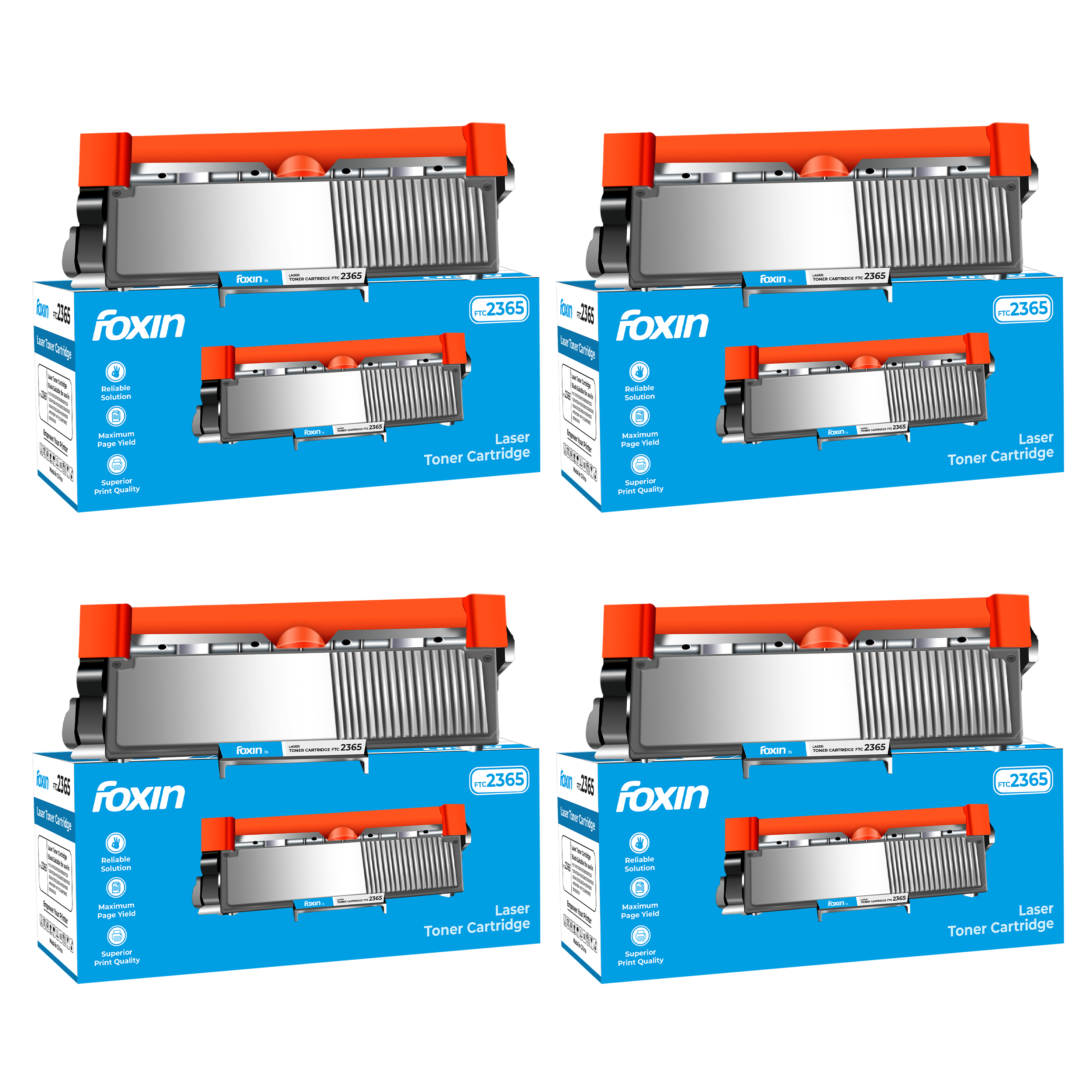 FTC 2365 Toner Cartridge - Set of 4