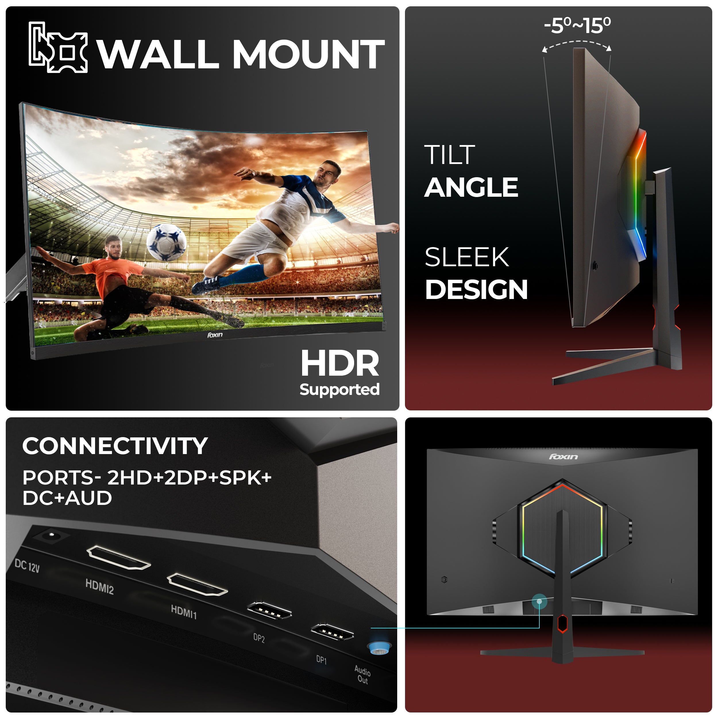Phantom Pro 27 Inch Curved Monitor