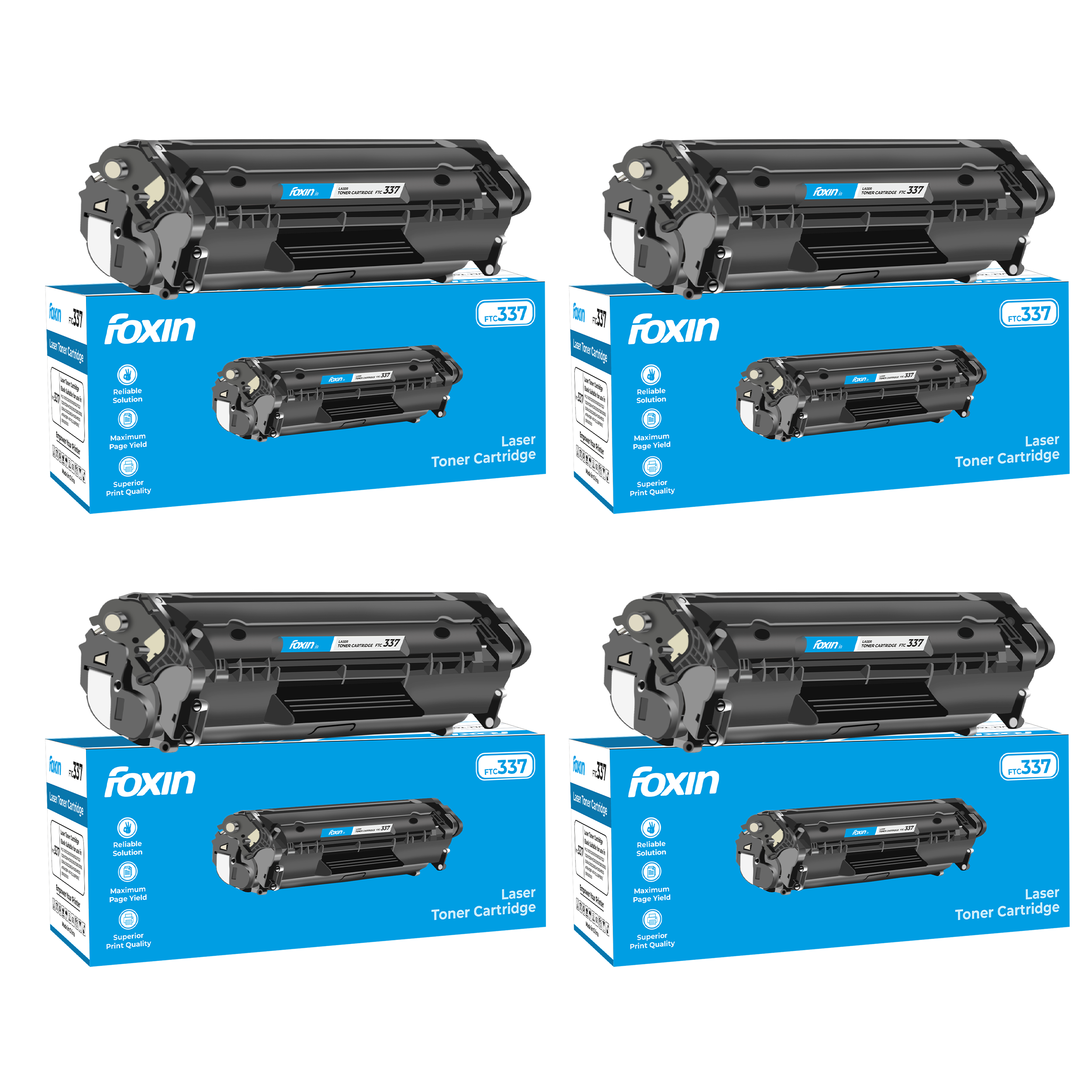 337 Toner Cartridge - Set of 4