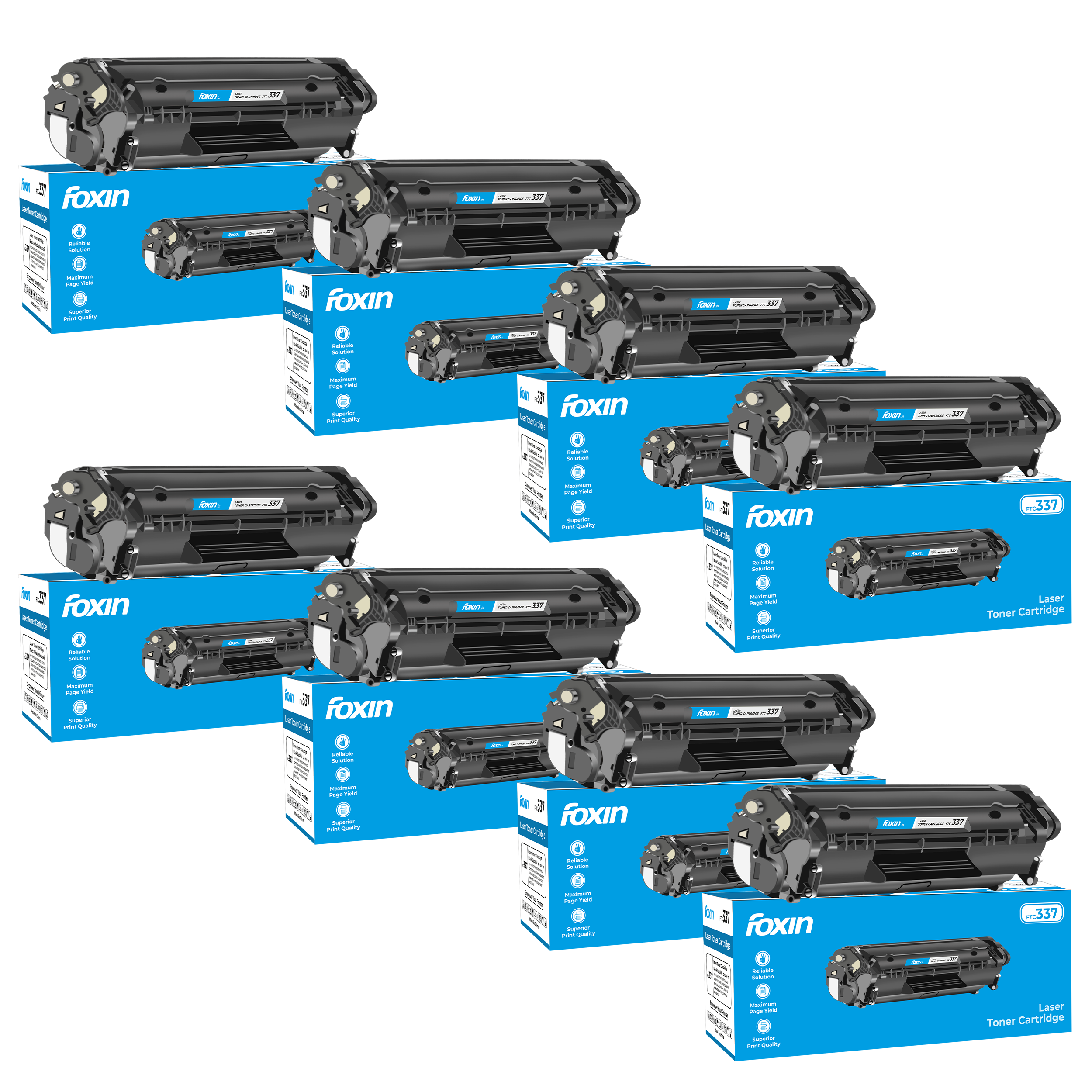 337 Toner Cartridge - Set of 8
