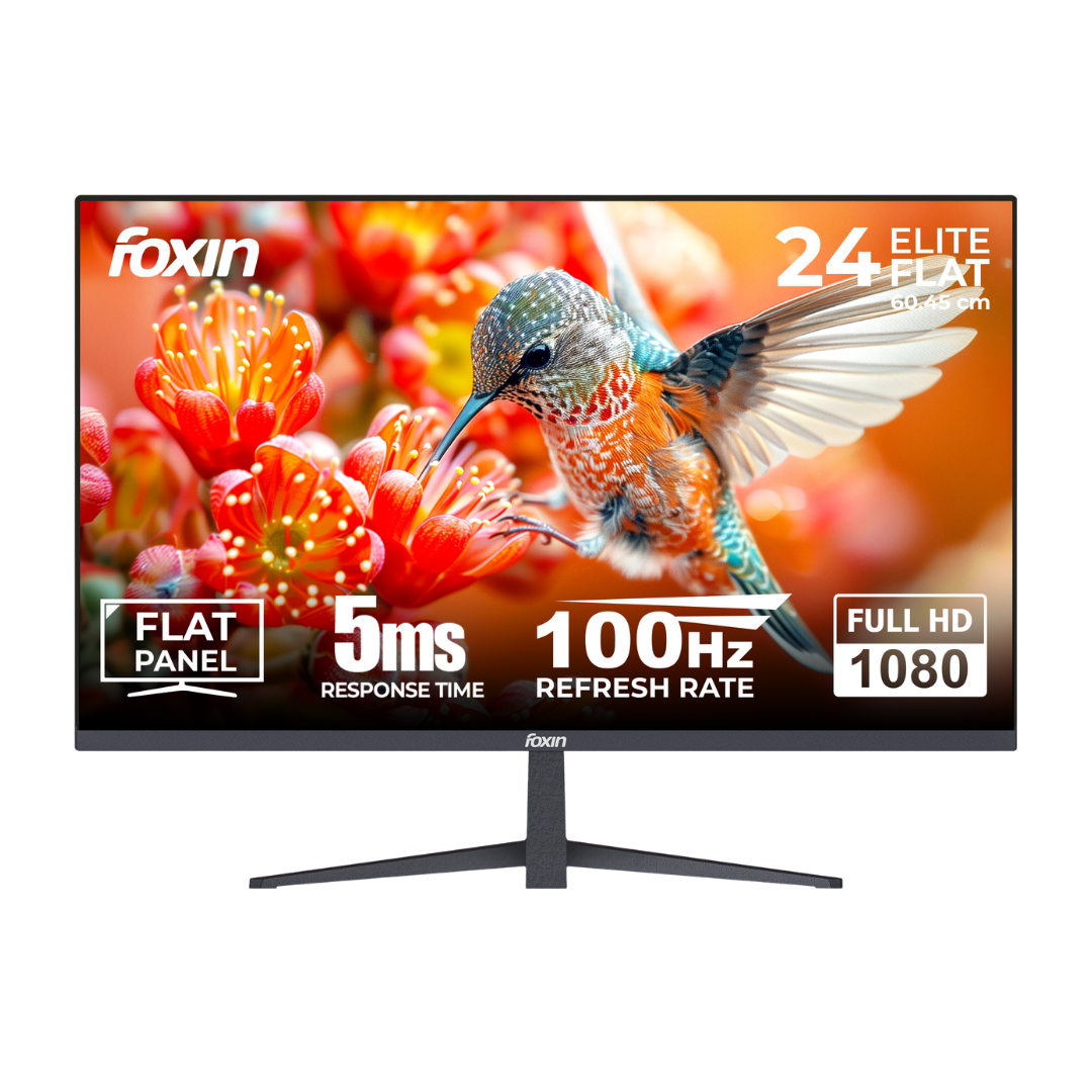 Elite 24 Inch Full HD Flat LED Monitor - Black