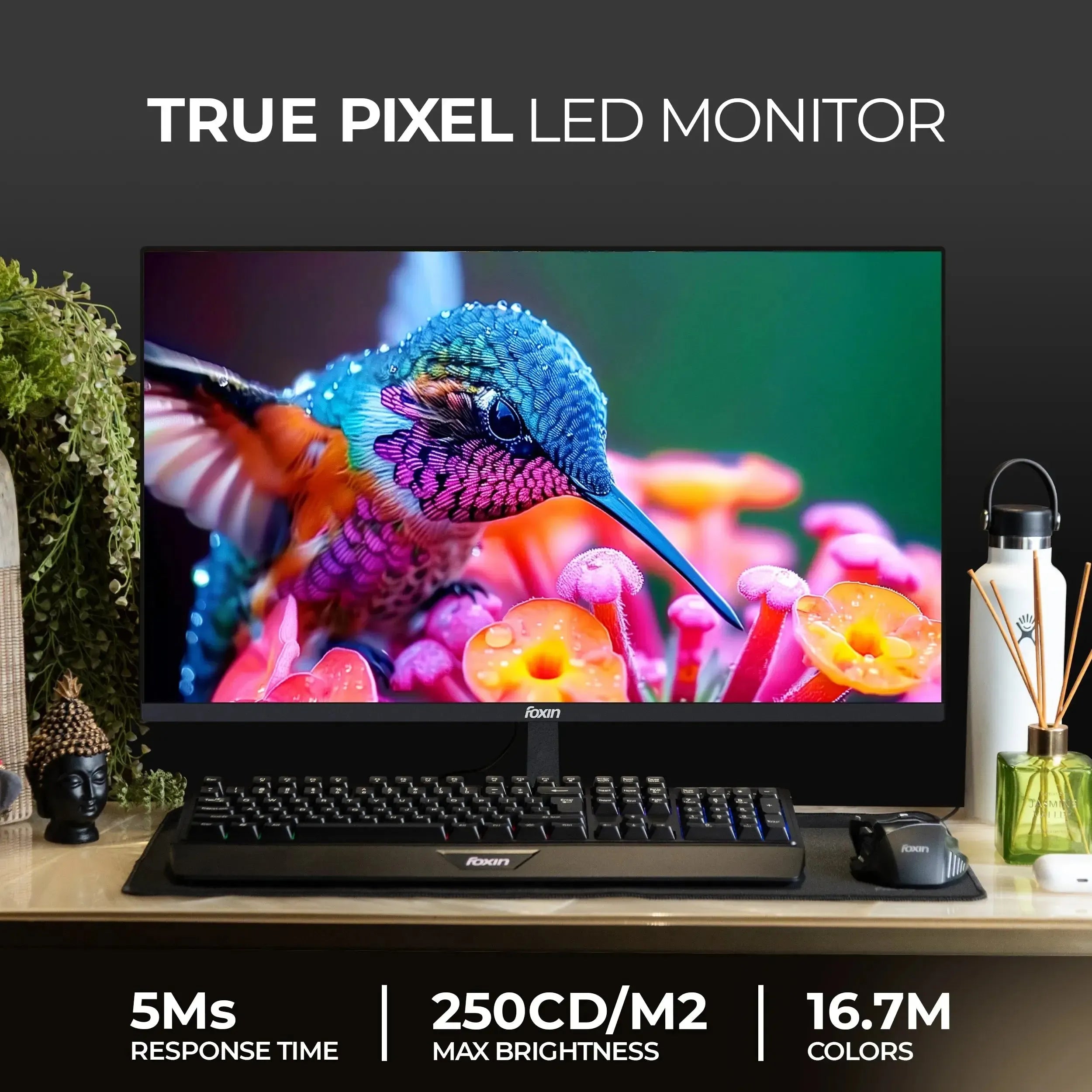 Elite 24 Inch Full HD Flat LED Monitor - Black