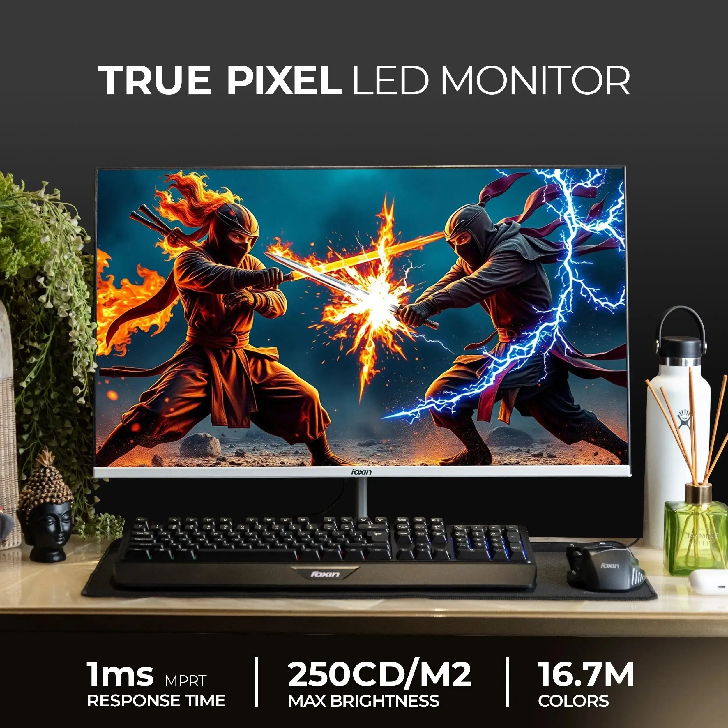 Elite Ultra 24 Inch Full HD Flat LED Monitor - White