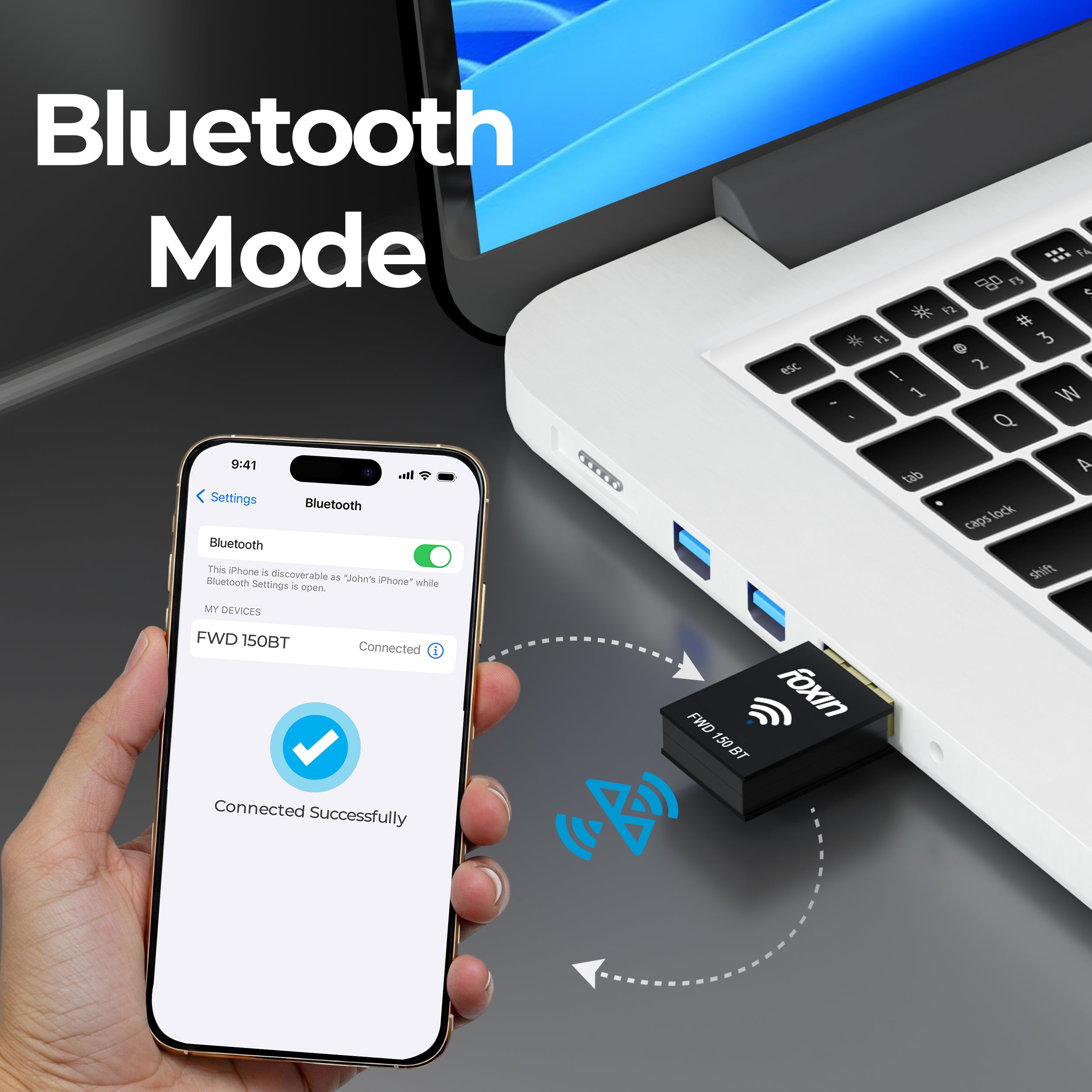 FWD 150 Mbps - Wifi+Bluetooth Adapter