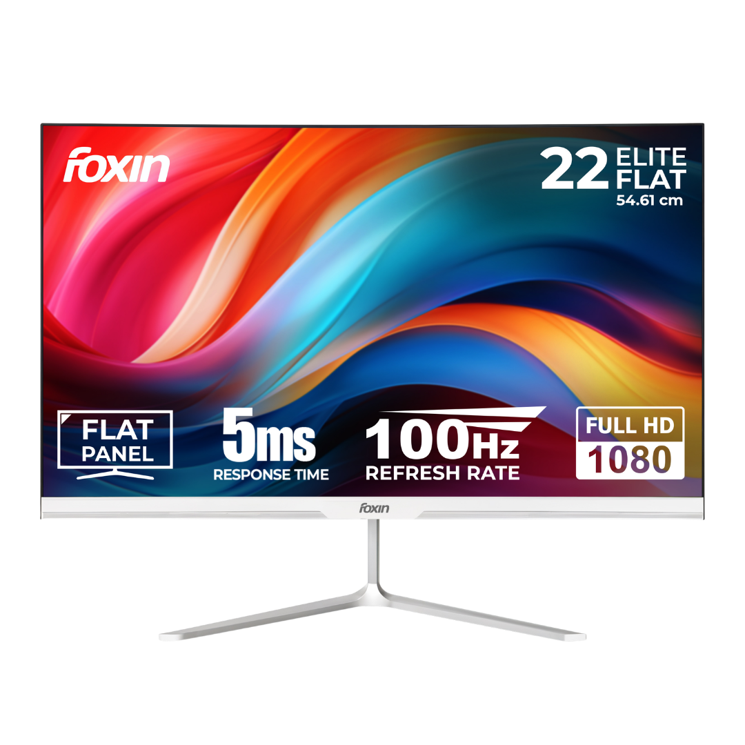 Elite 22 Inch Flat LED Monitor - White