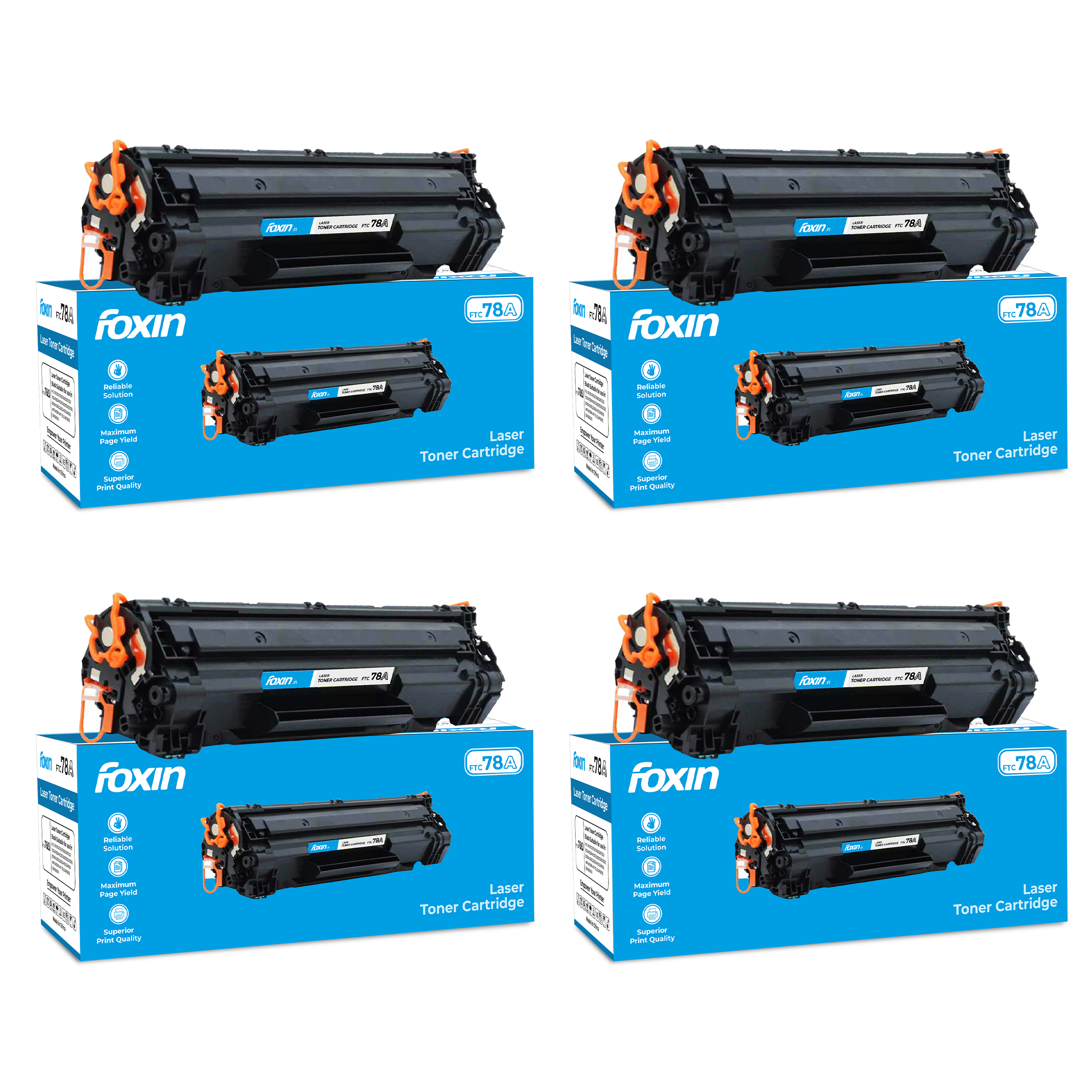 FTC 78A Toner Cartridge - Set of 4