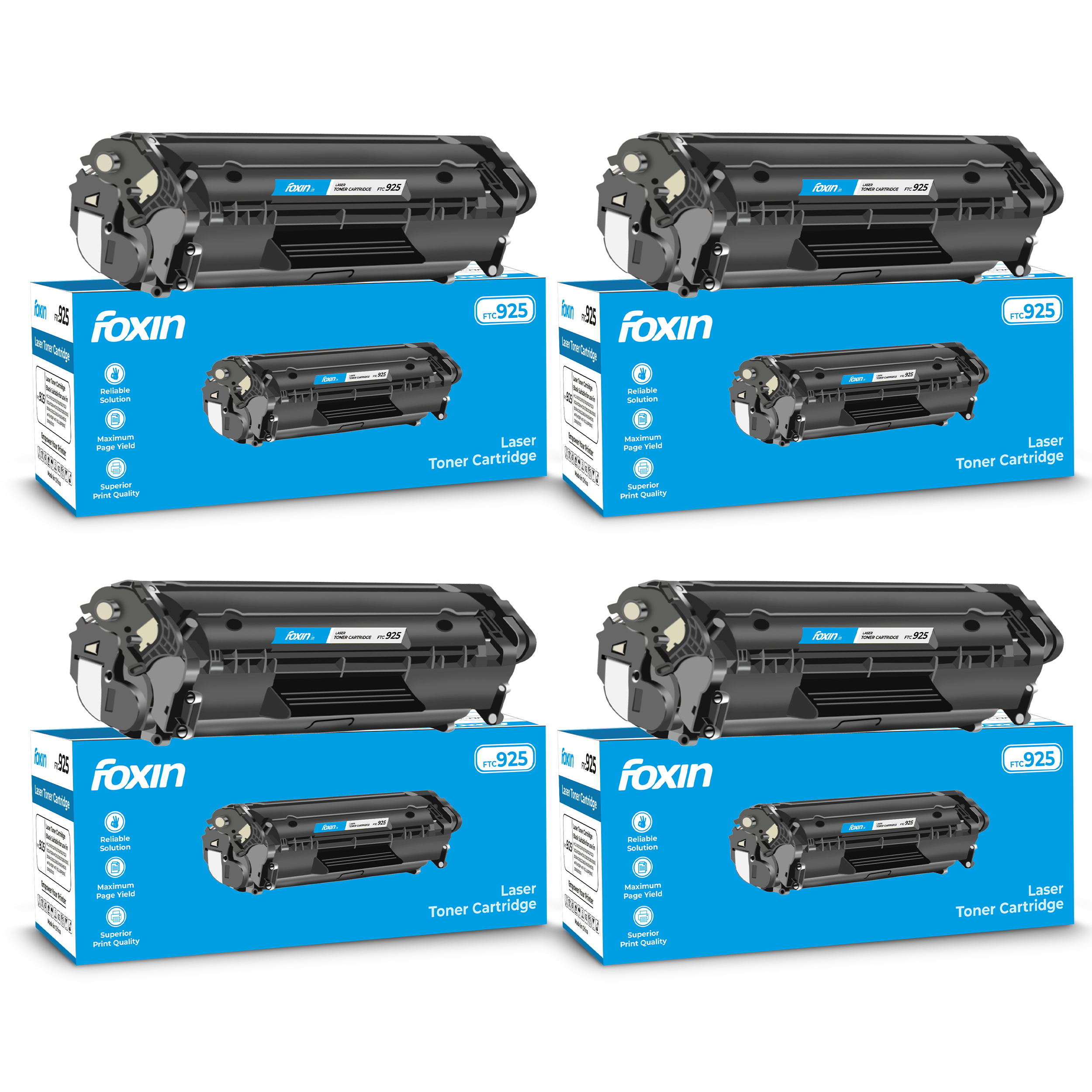 925 Toner Cartridge - Set of 4