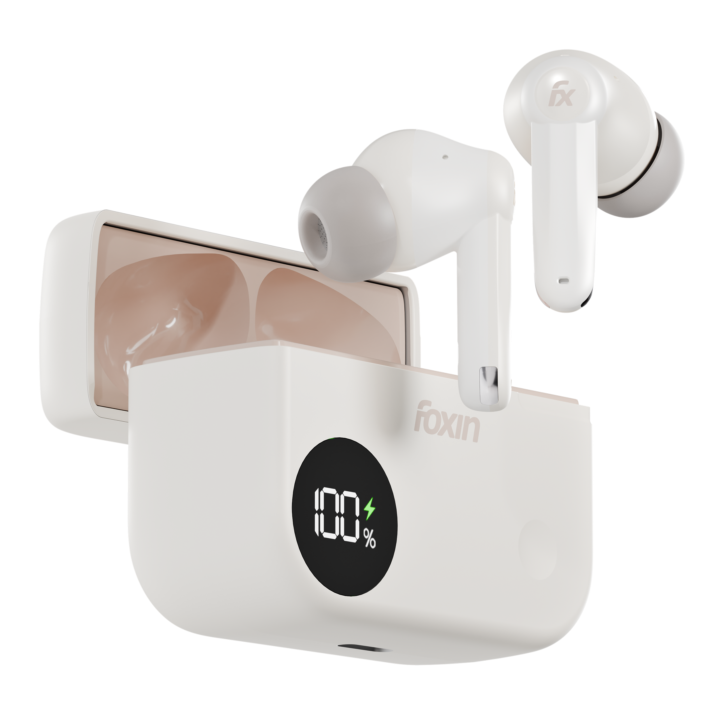 FoxBuds F1 ANC (Dune Beige)