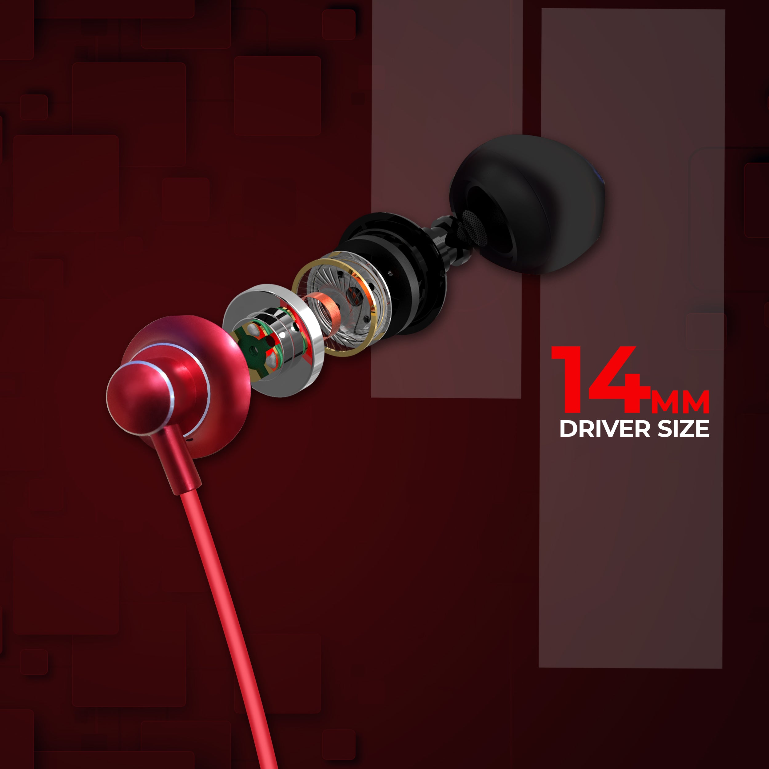 Foxin Bass Pro M6 Metal Wired Earphone