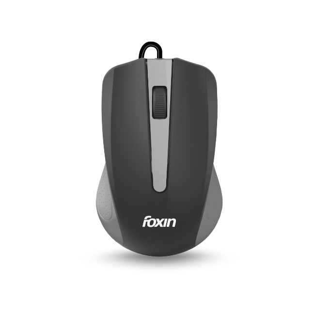 GLANCE Grey - Wired Mouse