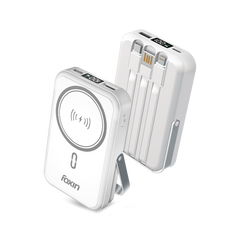 All-In-One Mag Pro Powerbank - White